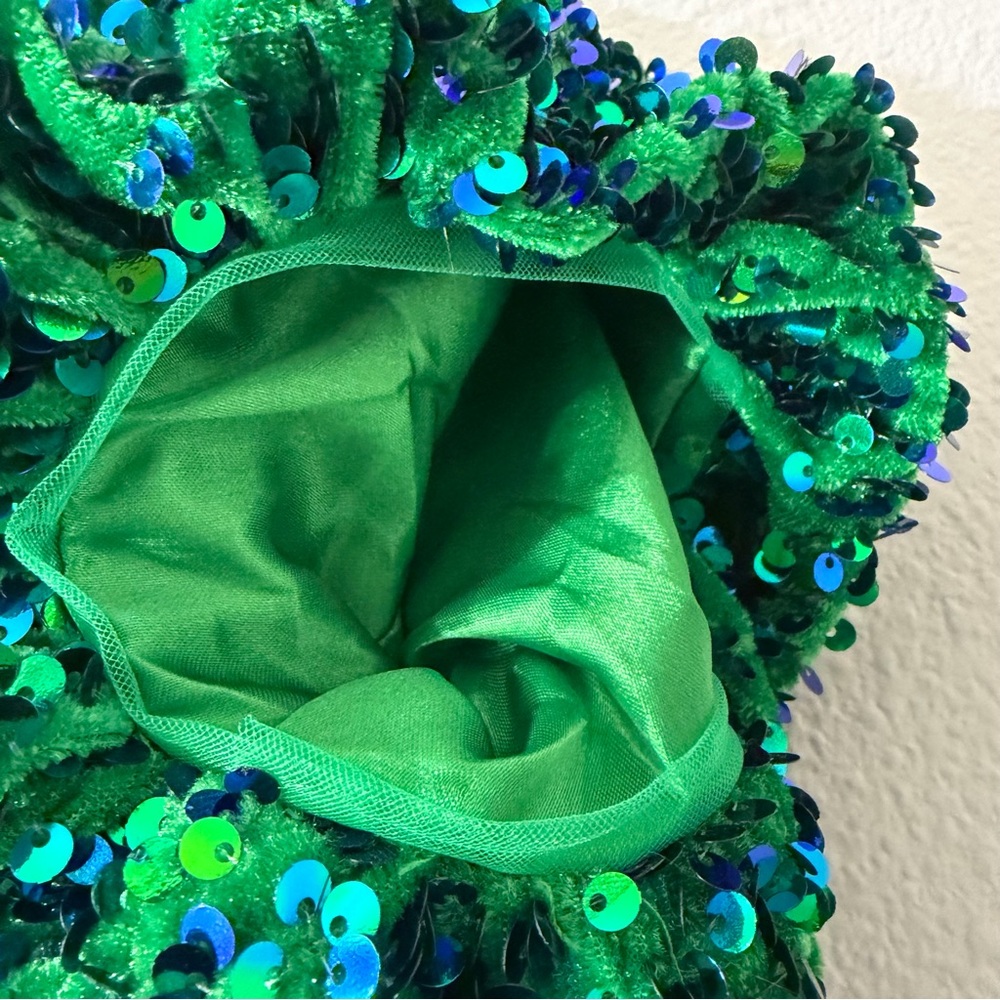 LOLA + the boys EMERALD SHIMMER PARTY girls DRESS - Picture 9 of 13
